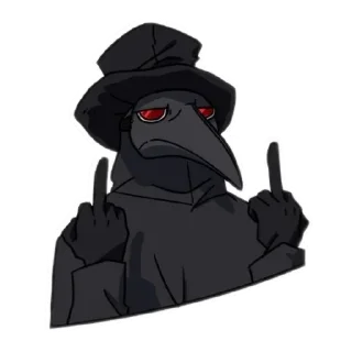Sticker from Scp-049: stickers(@Bekzat)