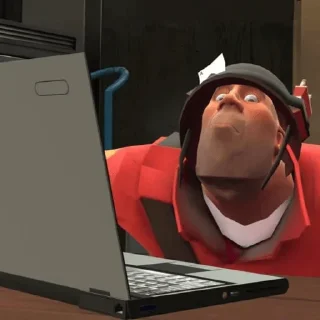 Sticker from tf2 shitpost