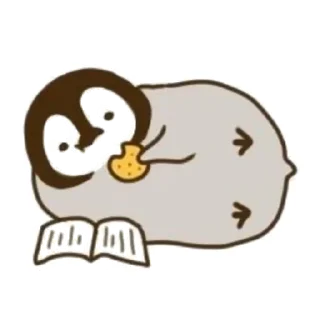 🍪 emoji Пингвинчик и цыпленок / @xxxshokanxxx Telegram sticker 16 of 42