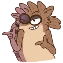 Sticker from Regular Show Cartoons @TVstickers