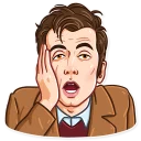 🤦‍♂️ emoji Doctor Who Telegram sticker 10 of 35