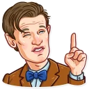 ☝️ emoji Doctor Who Telegram sticker 17 of 35