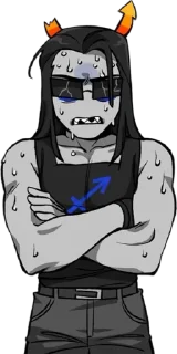 🌟 emoji Equius Zahhak Homestuck Telegram sticker 10 of 19