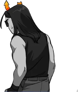 🌟 emoji Equius Zahhak Homestuck Telegram sticker 6 of 19