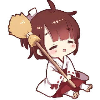 😴 emoji Рыжая-чан @Nyasticks Telegram sticker 10 of 33