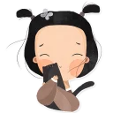 ☺️ emoji girls Telegram sticker 6 of 16