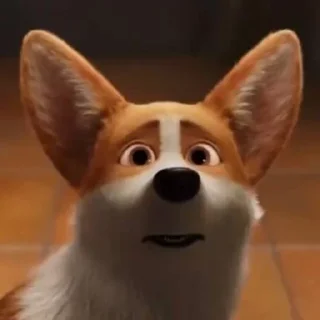 😮 emoji Rex Royal Corgi [ Sticker Pack ] Telegram sticker 1 of 19