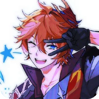 🌟 emoji тарталья -> @animebotsa Telegram sticker 18 of 20