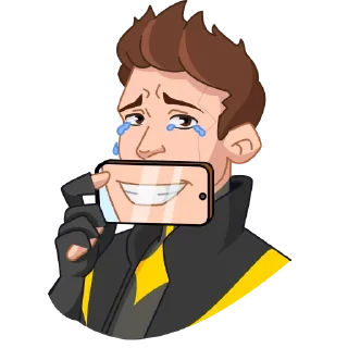🥲 emoji Mood: POCO Telegram sticker 5 of 12