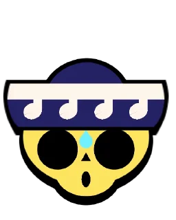 😰 emoji Poco Pins @BrawlStarsStik Telegram sticker 8 of 16