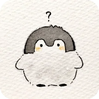 🤨 emoji Penguin 🐧 Telegram sticker 7 of 19