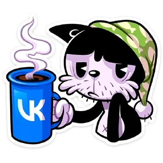 ☕ emoji Кот Джо • @TgSticker Telegram sticker 15 of 49