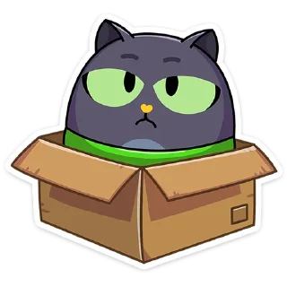 😐 emoji Это Кот • @TgSticker Telegram sticker 5 of 49