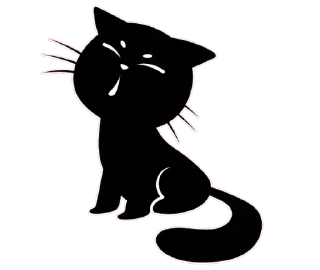 😡 emoji Чёрный кот @TgSticker Telegram sticker 8 of 20