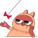 😐 emoji Кот  (@TgSticker) Telegram sticker 18 of 20