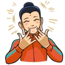 🤘 emoji Modern Buddha Telegram sticker 24 of 35