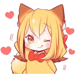 😋 emoji чиби няшики Telegram sticker 13 of 105