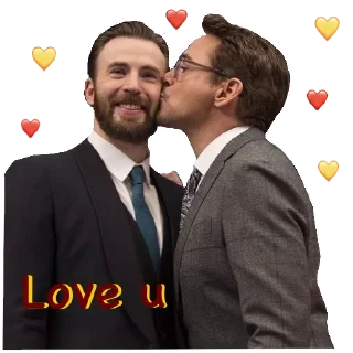 😍 emoji Avengers Telegram sticker 23 of 94
