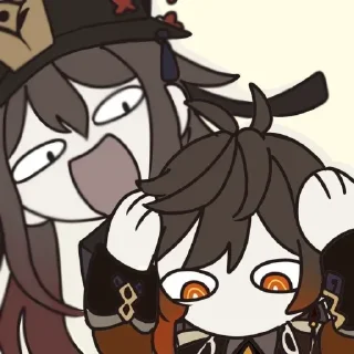 😱 emoji Ху Тао💞 Telegram sticker 21 of 73