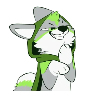 😏 emoji Furry Telegram sticker 24 of 92