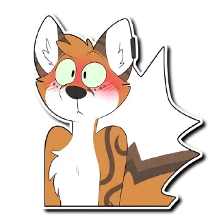 😳 emoji Furry Telegram sticker 17 of 92