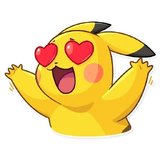 😍 emoji Пикачу детектив @nyasticks Telegram sticker 15 of 26