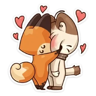 Sticker from Лиса