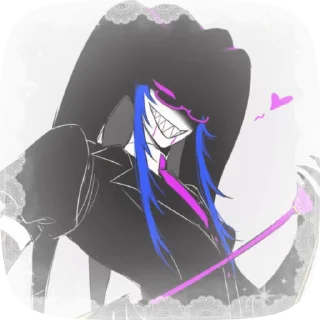 🌟 emoji •[ＪＥＳＴＥＲ. 𝗧𝗙𝗖]•💜🎭 Telegram sticker 10 of 11