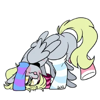 💛 emoji Derpy 💛 Telegram sticker 7 of 19