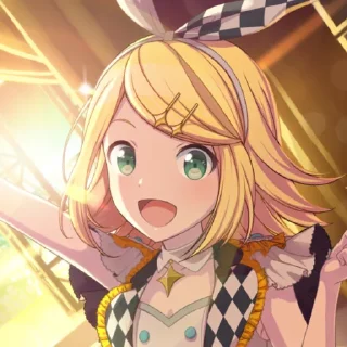 😀 emoji Kagamine Rin! ` @oksyeva Telegram sticker 23 of 120