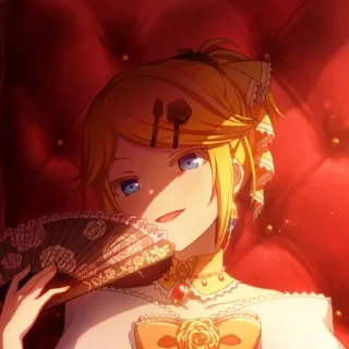 Sticker from Kagamine Rin! ` @oksyeva