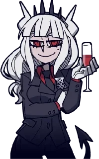 ❤️‍🔥 emoji Helltaker by @Enam6327 Telegram sticker 8 of 87
