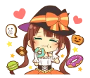 😋 emoji Halloween Witch Telegram sticker 10 of 40
