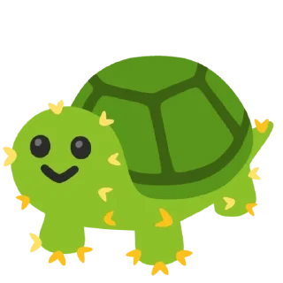 🌟 emoji Черепаха-аха Telegram sticker 17 of 98