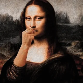 😐 emoji LIZA Mona Telegram sticker 7 of 44