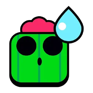 😅 emoji Spike Telegram sticker 8 of 48