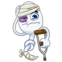 🤕 emoji Mr. Zoid Telegram sticker 23 of 35