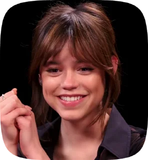 🥰 emoji Jenna Ortega ❤️‍🔥 Telegram sticker 15 of 27