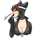 🤤 emoji Catwoman Telegram sticker 20 of 35