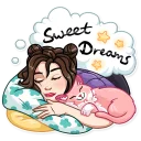 😌 emoji Catwoman Telegram sticker 19 of 35