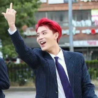 🖕 emoji taeil by @stikersnct Telegram sticker 24 of 37