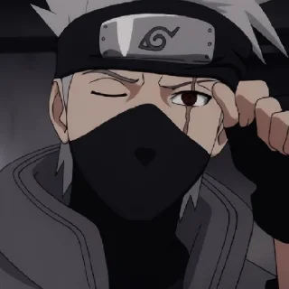 💙 emoji Какаши Telegram sticker 5 of 28