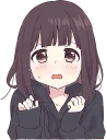 😟 emoji Menhera-chan 2 ENG :: @line_stickers Telegram sticker 18 of 112