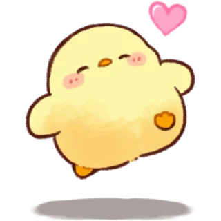 🥰 emoji Soft and Cute Chicks 3 @softandqt Telegram sticker 9 of 24