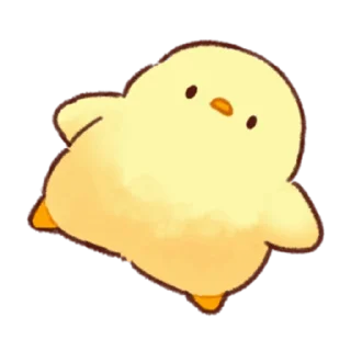 😓 emoji Soft and Cute Chicks 3 @softandqt Telegram sticker 14 of 24