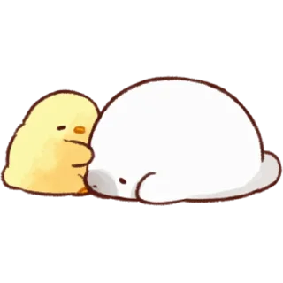 ☺️ emoji Soft and Cute Chicks 3 @softandqt Telegram sticker 5 of 24