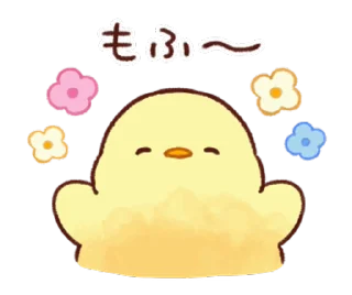 Sticker from Soft and Cute Chicks Animation 3 @softandqt