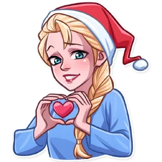 ❤️ emoji Elsa Telegram sticker 15 of 15