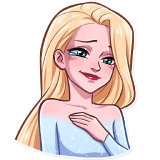 ☺️ emoji Elsa Telegram sticker 12 of 15