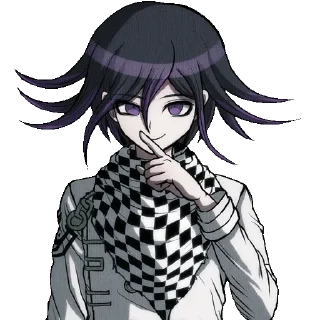 🤫 emoji Kokichi Ouma Telegram sticker 8 of 21